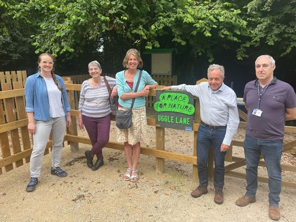 City Council Officers and Councillors visit enhanced walking route