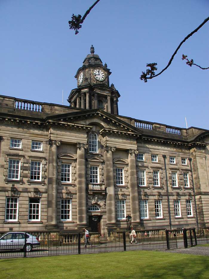 Lancaster Town Hall is one of the buildings which will receive improvement works to cut CO2 emissions