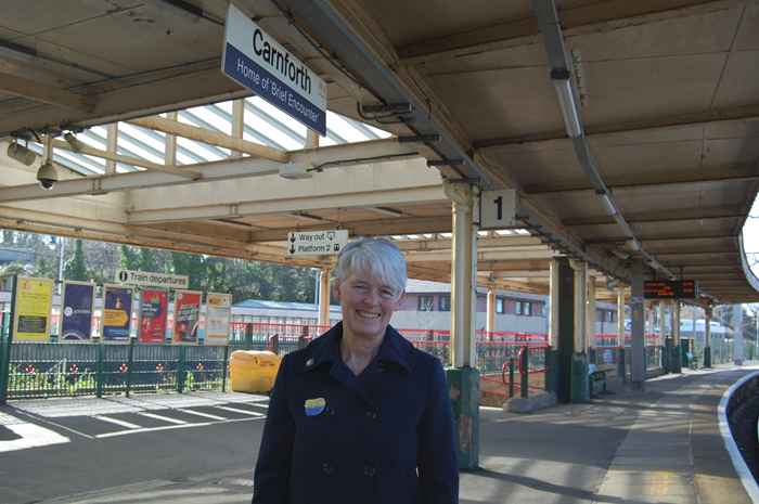 Councillor Caroline Jackson has expressed disappointment at Carnforth not being shortlisted as the headquarters for Great British Railways