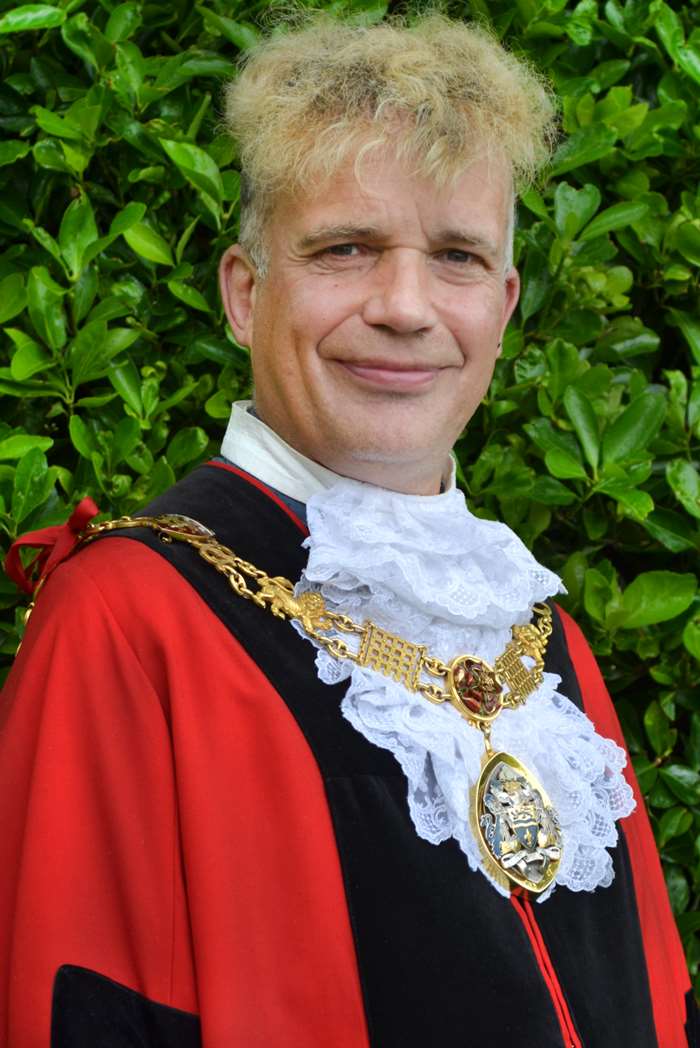 The new Mayor of Lancaster, Councillor David Whitaker